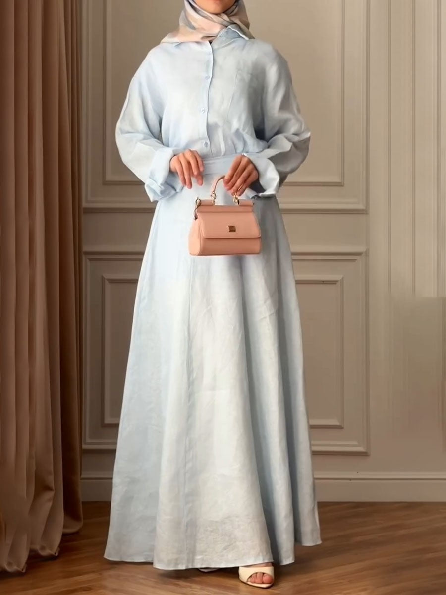 Josiane – Ensemble en lin élégant et confortable