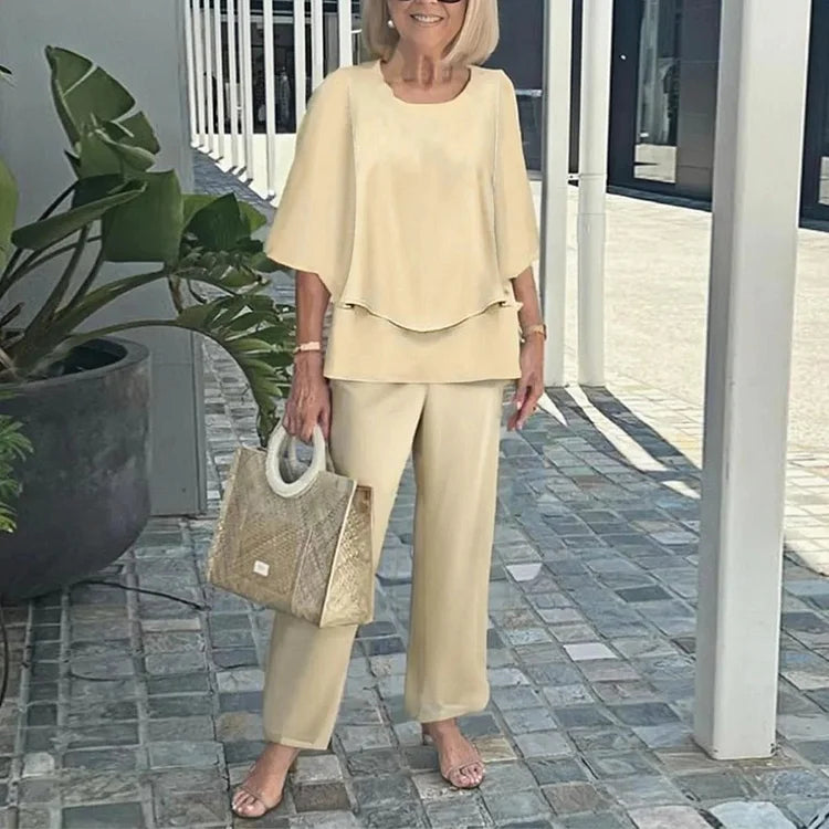 Monique – Ensemble deux pièces imprimé tendance