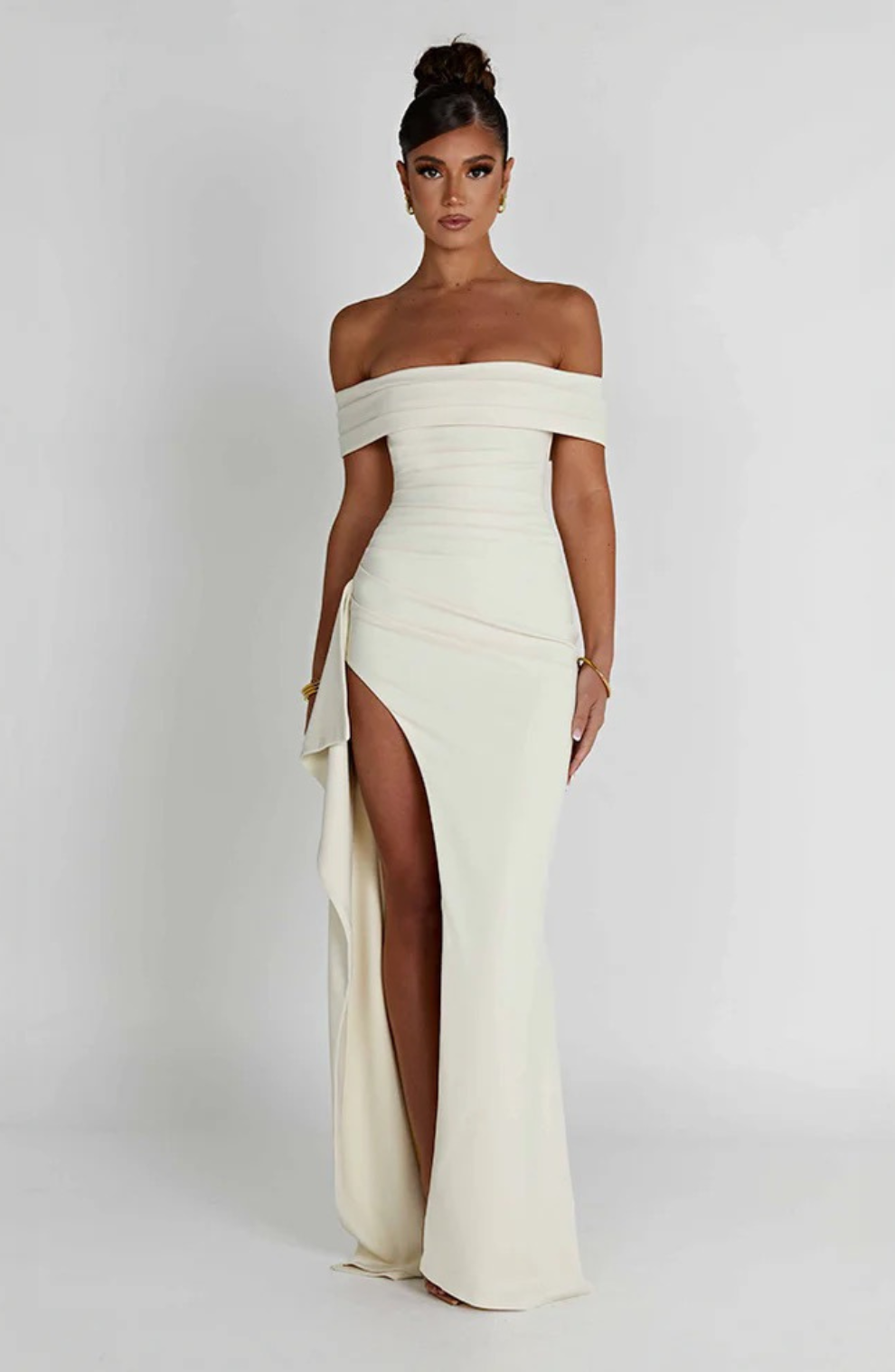 Isabelle – Robe maxi sculptante et élégante