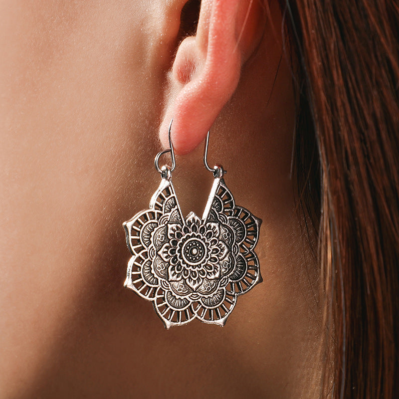 Mandaléïs – Boucles d’oreilles style mandala