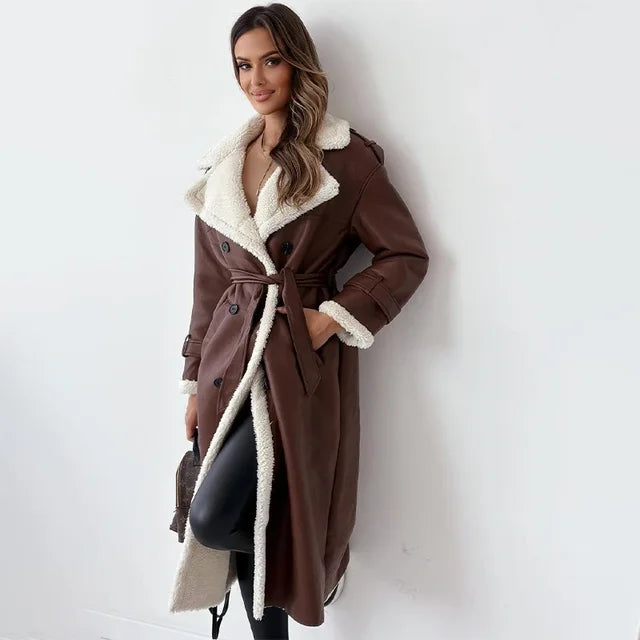 Viviane - Manteau long tendance et élégant