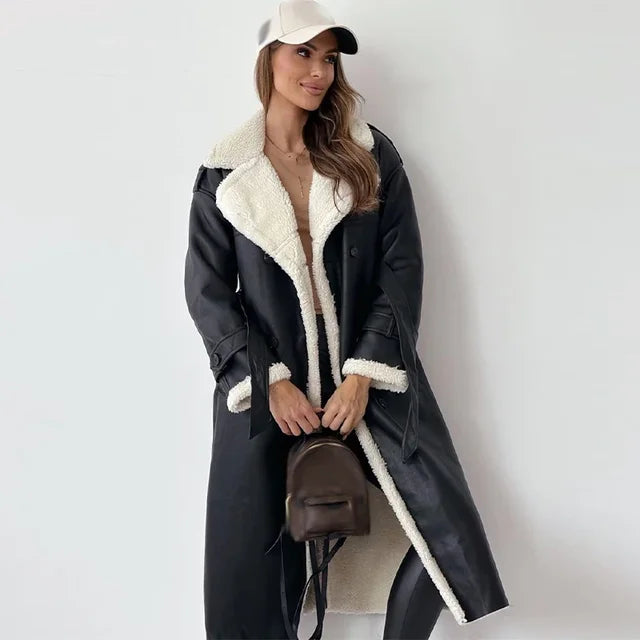 Viviane - Manteau long tendance et élégant