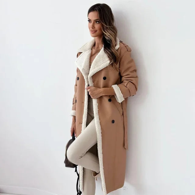 Viviane - Manteau long tendance et élégant