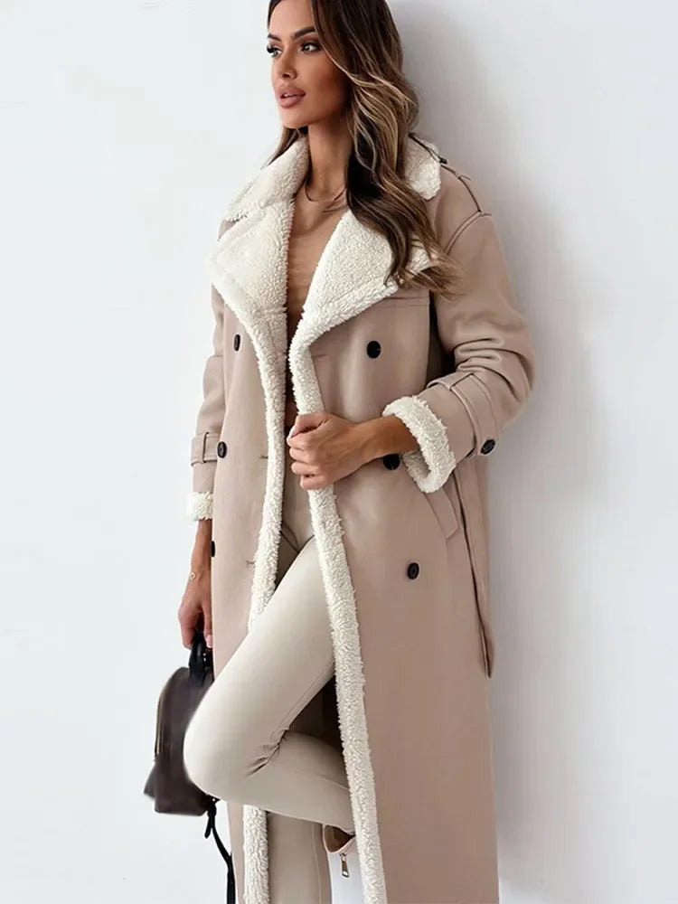 Viviane - Manteau long tendance et élégant