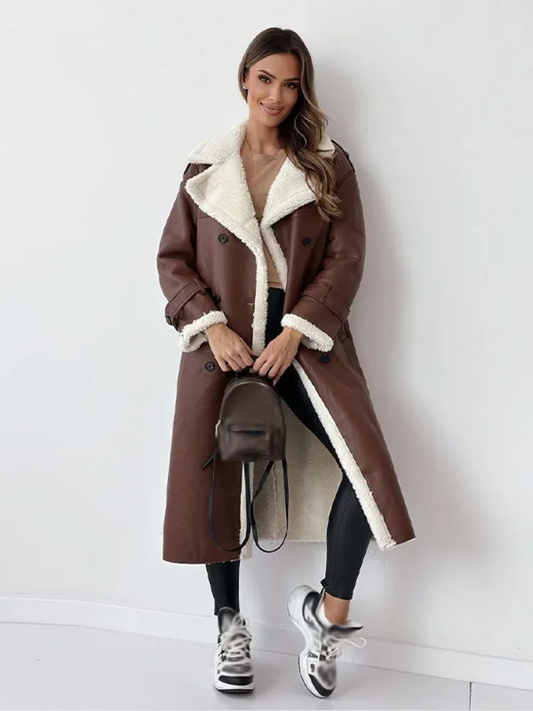 Viviane - Manteau long tendance et élégant
