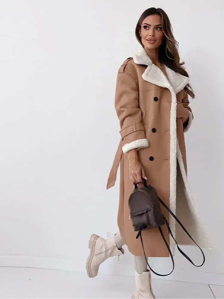 Viviane - Manteau long tendance et élégant