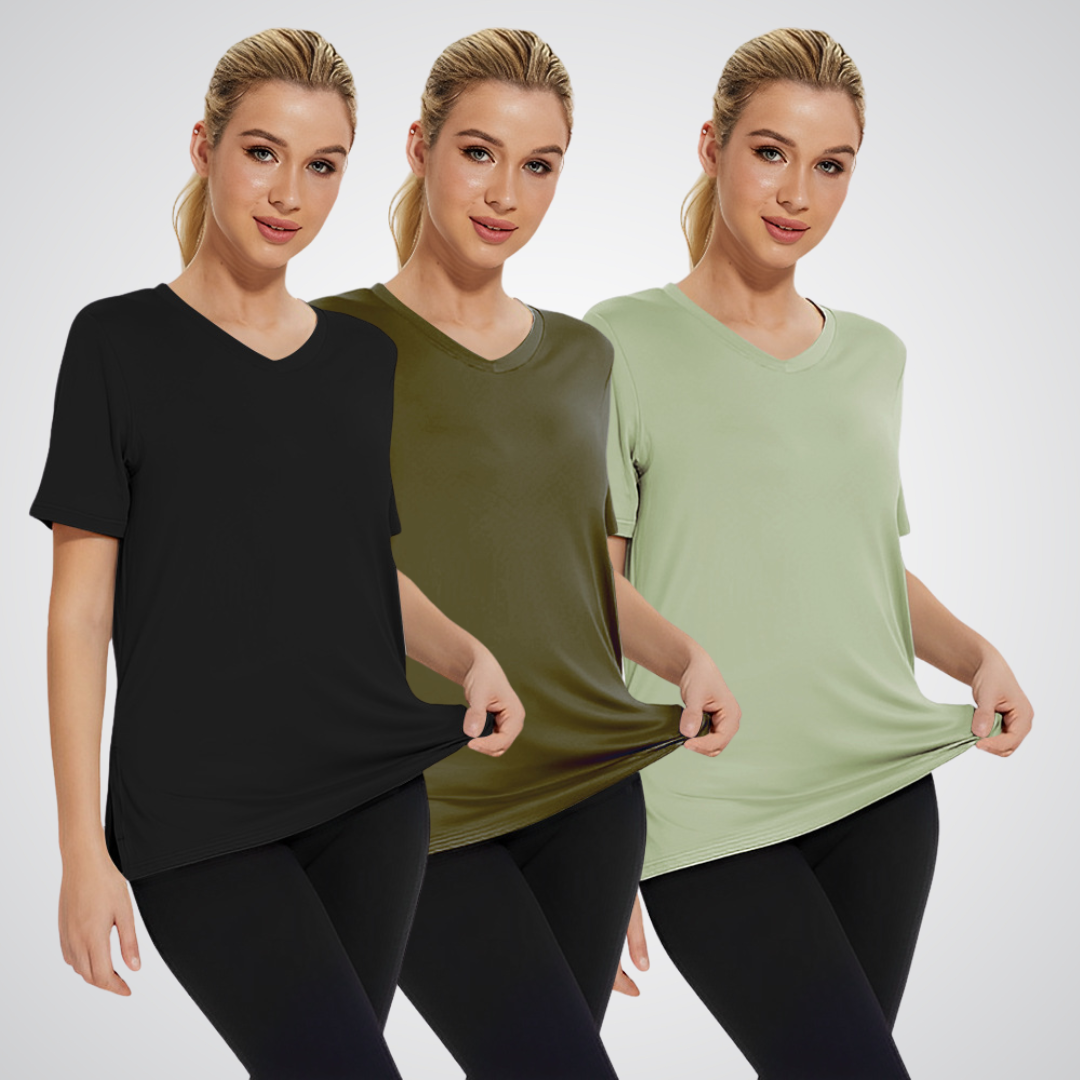 Zélia – Lot de t-shirts décontractés (lot de 3)