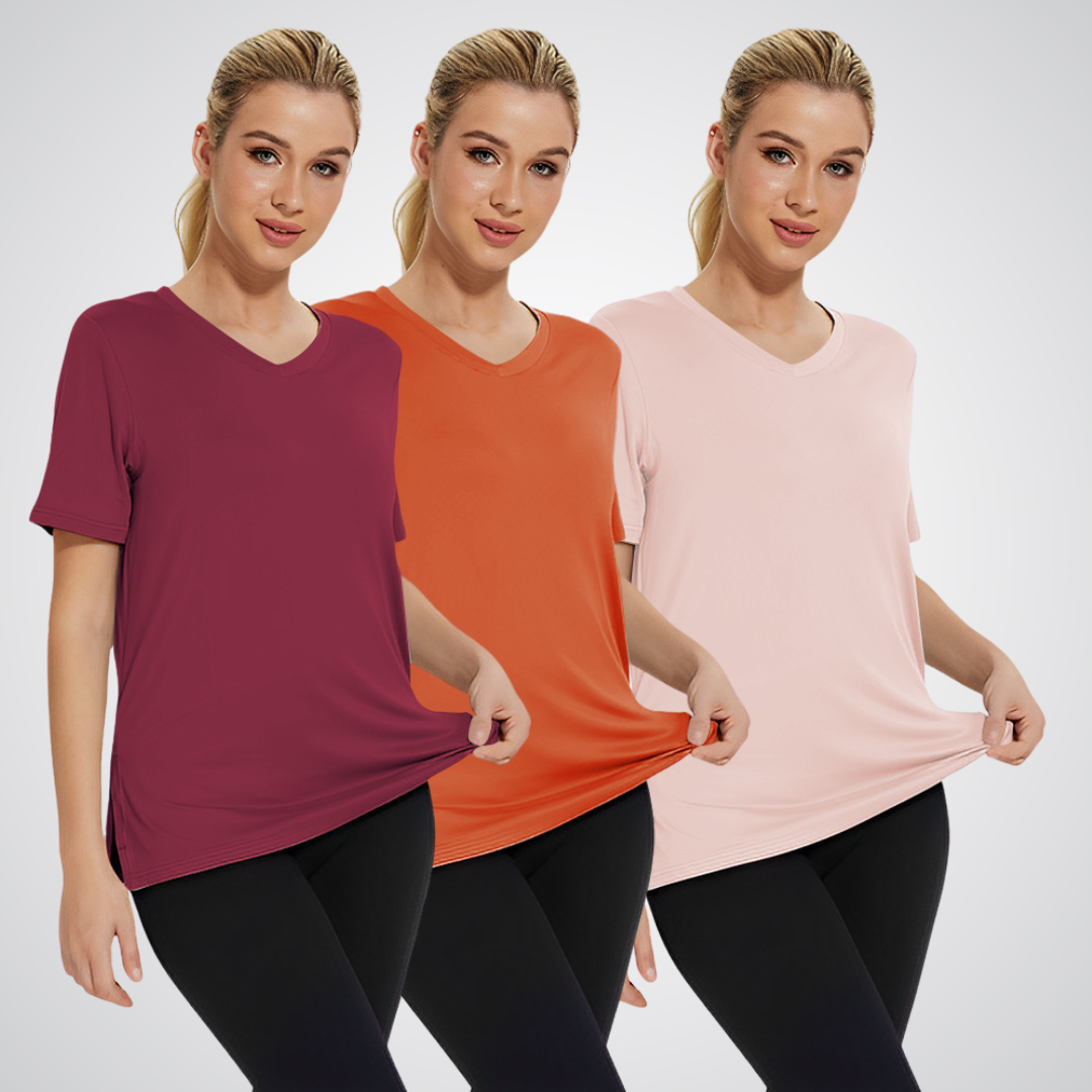 Zélia – Lot de t-shirts décontractés (lot de 3)