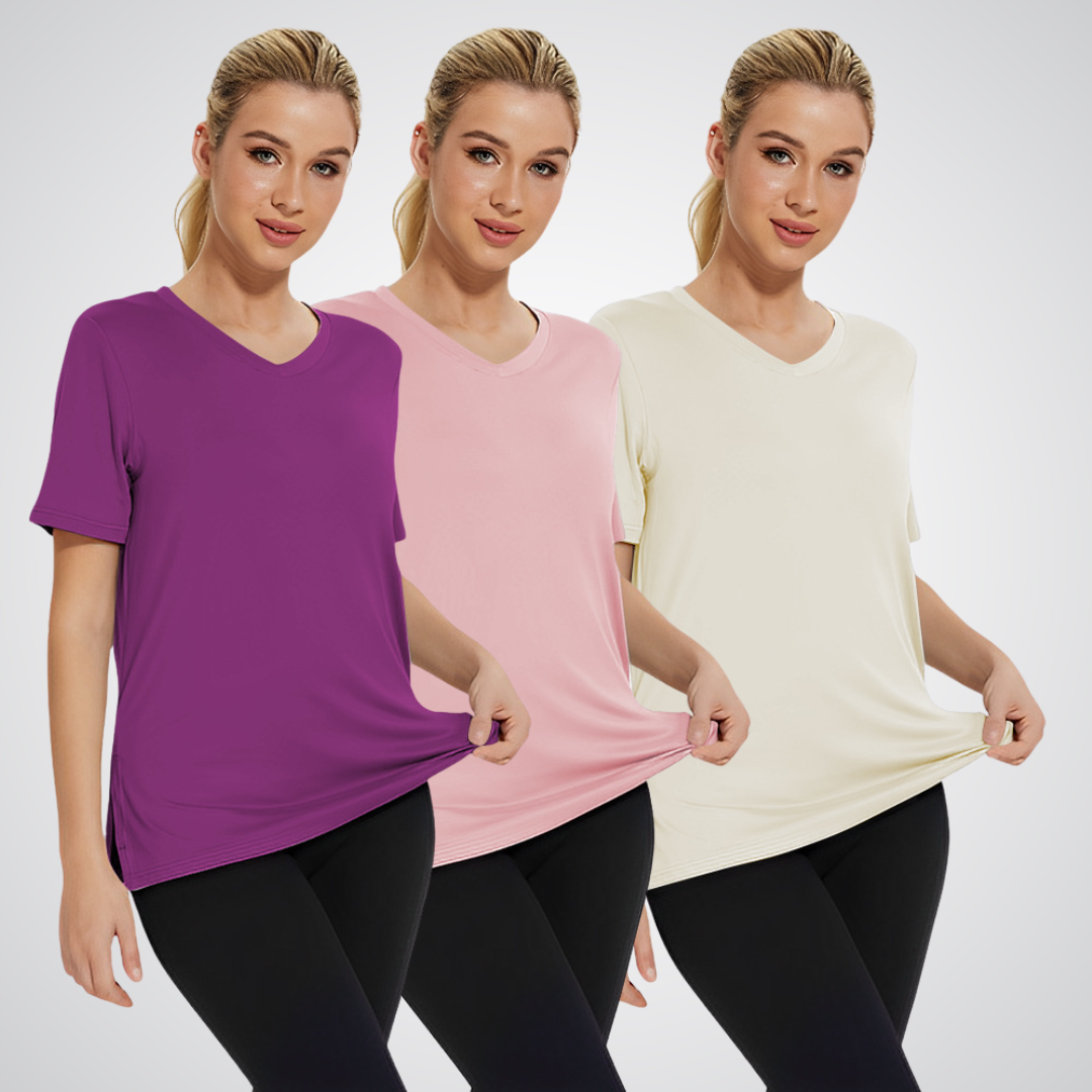 Zélia – Lot de t-shirts décontractés (lot de 3)