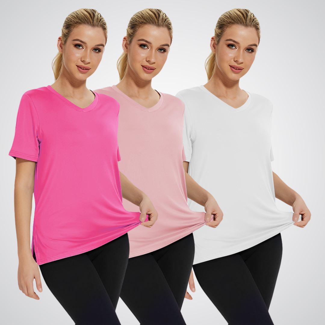 Zélia – Lot de t-shirts décontractés (lot de 3)