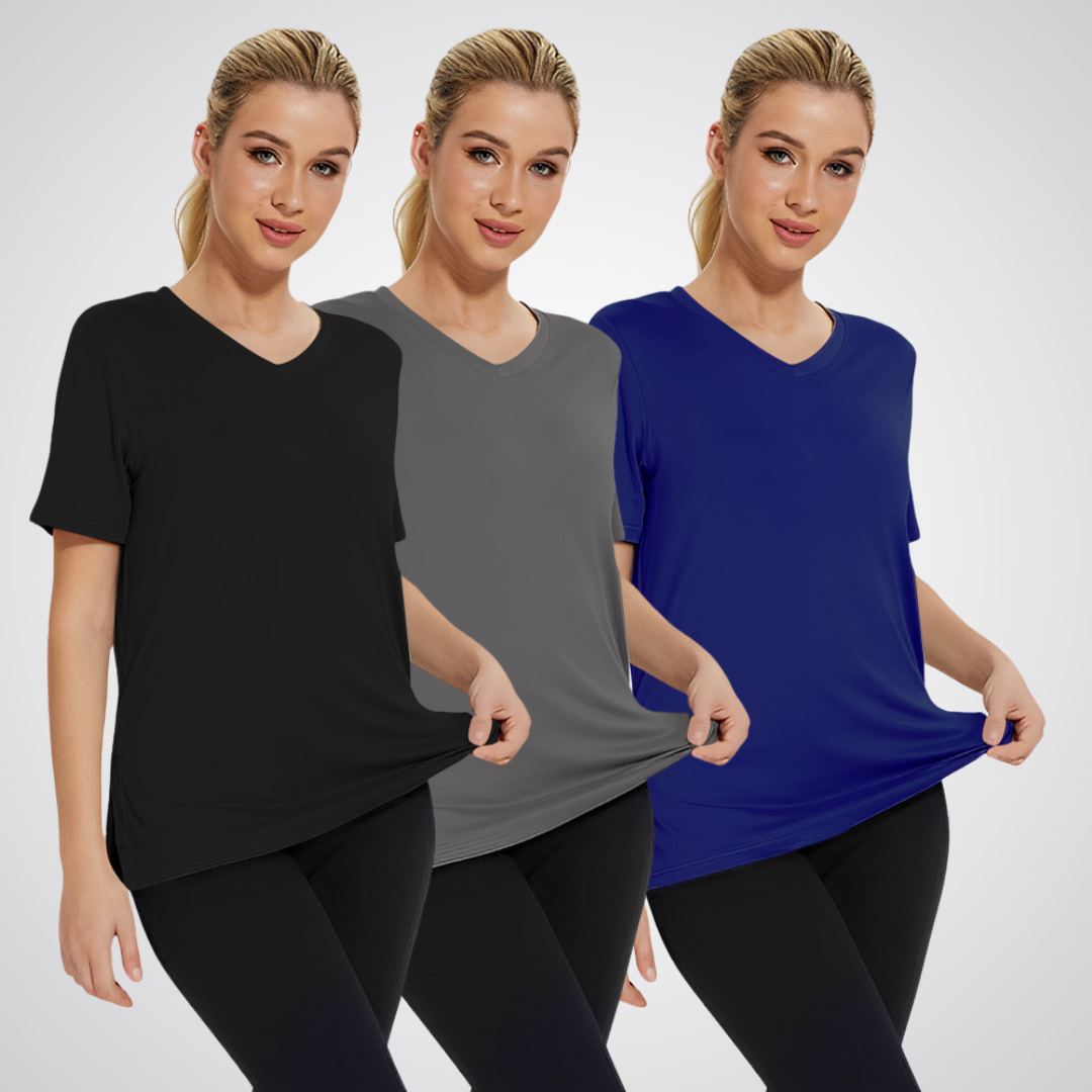 Zélia – Lot de t-shirts décontractés (lot de 3)