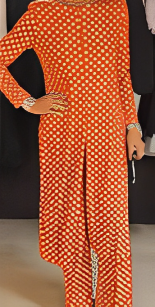 Sélenaé – Costume élégant à pois avec glissière