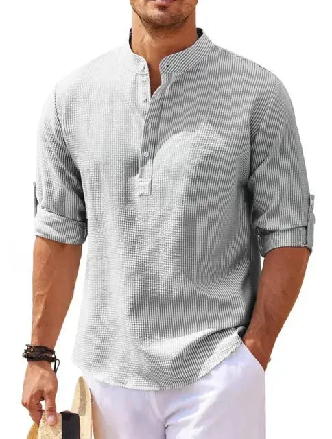 Chemise en lin de plage