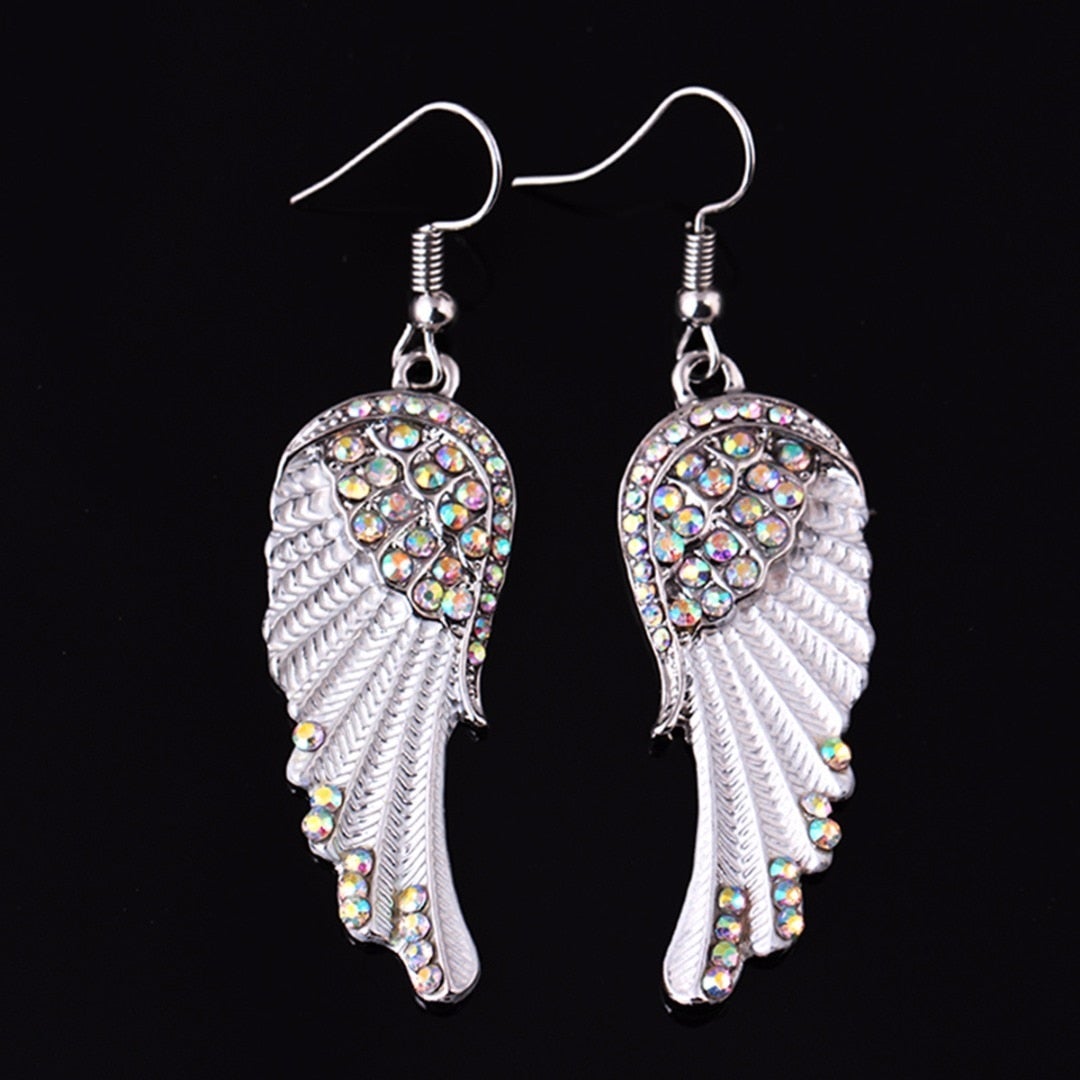 Angélyna – Boucles d’oreilles "Ailes d’Ange" avec cristal