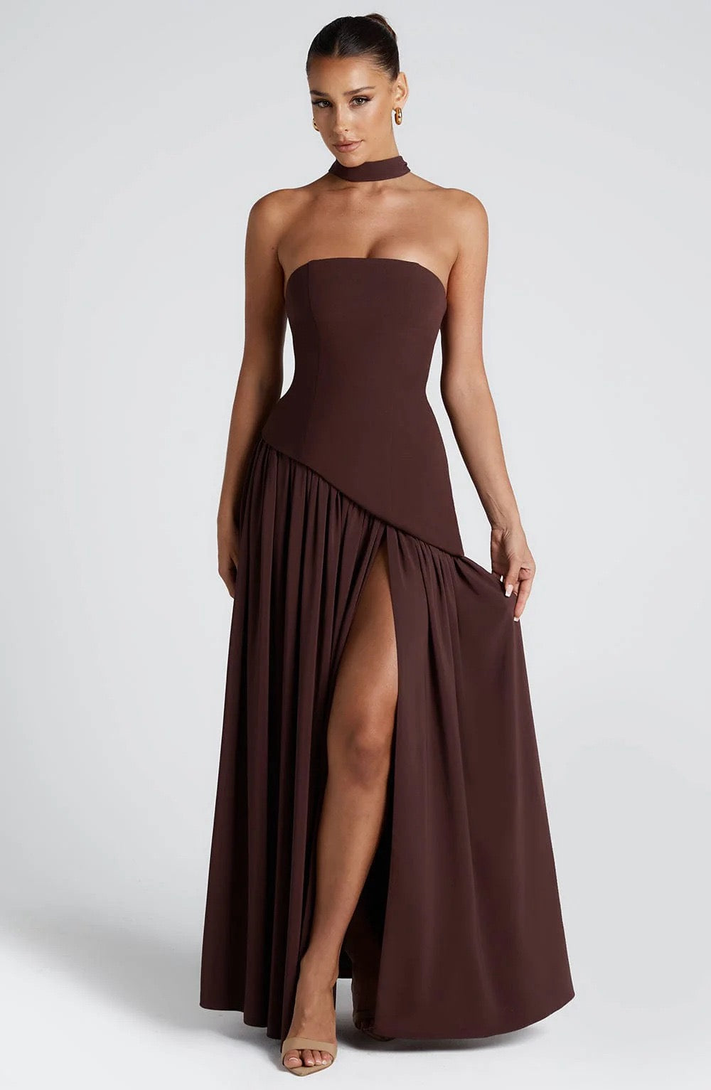 Éléonore – Robe maxi élégante et fluide