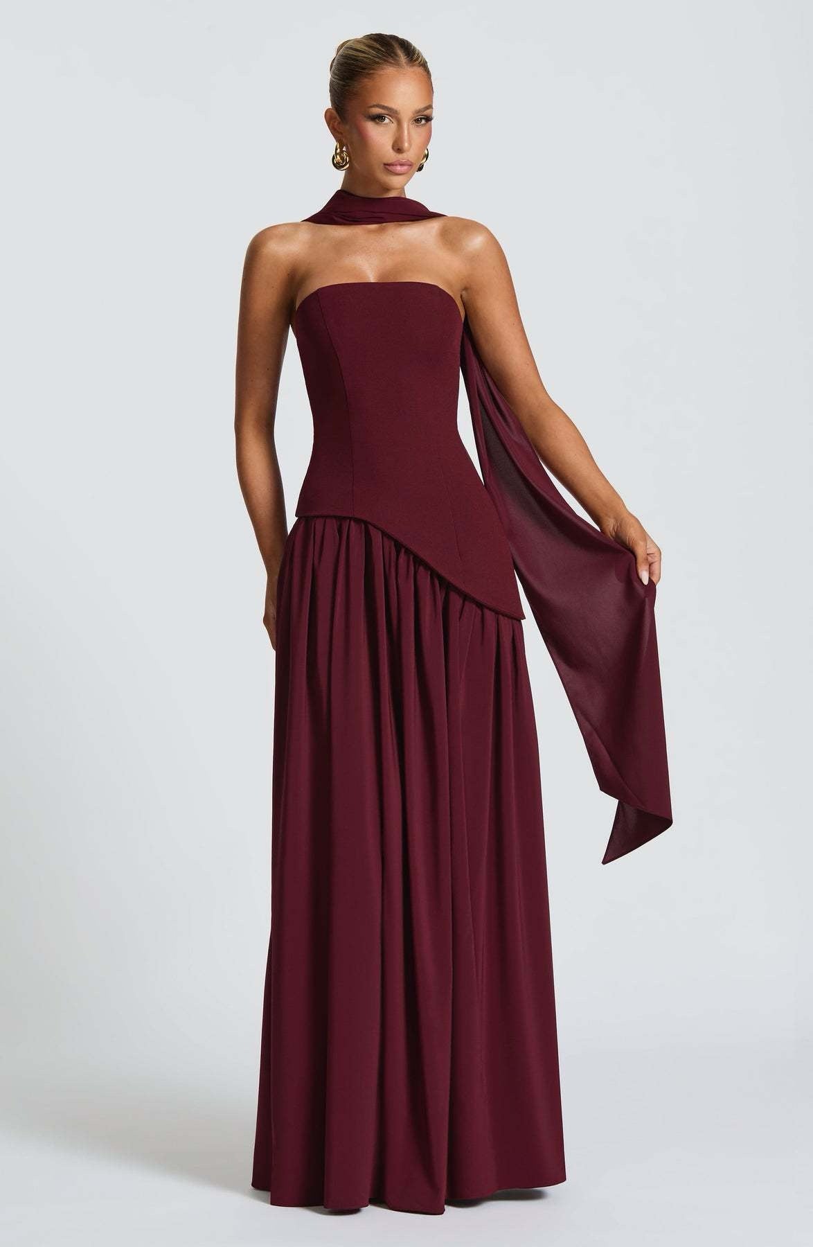 Éléonore – Robe maxi élégante et fluide