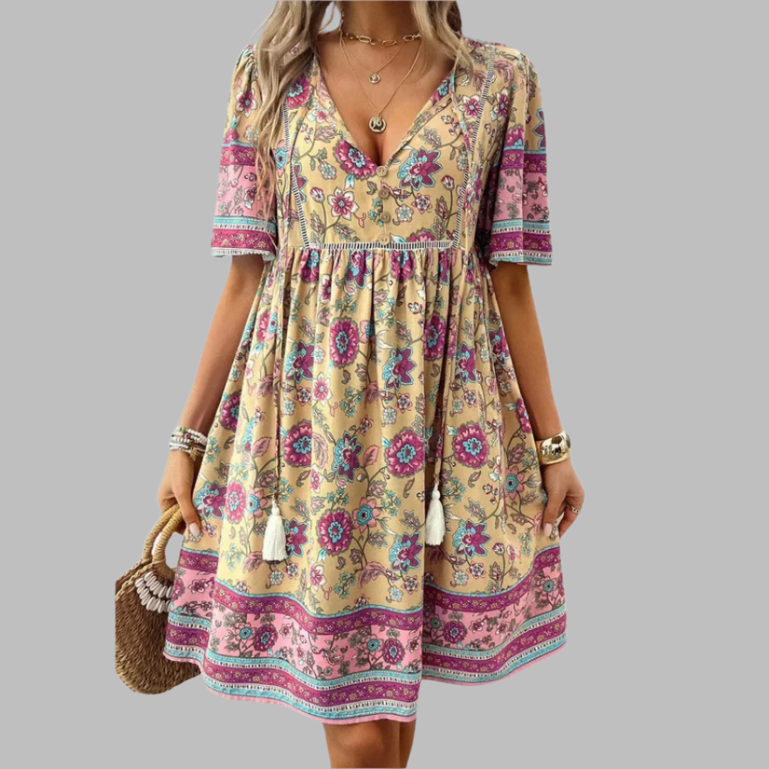 Lauraline - Robe élégante, confortable et polyvalente