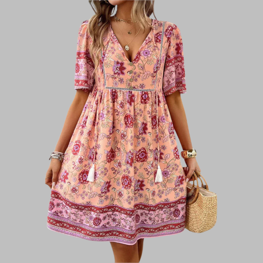 Lauraline - Robe élégante, confortable et polyvalente