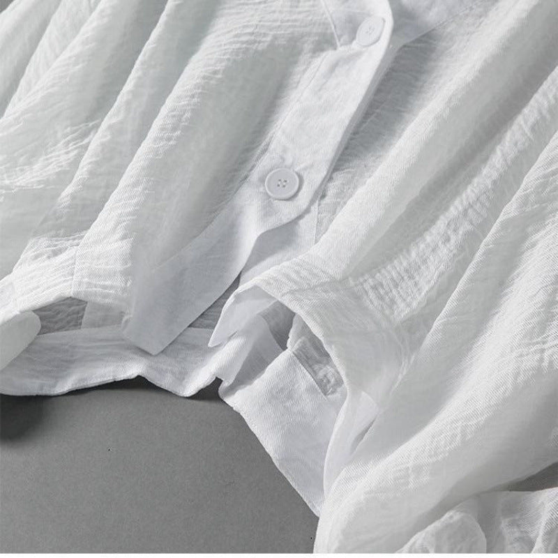 Élyne – Blouse en lin légère et décontractée