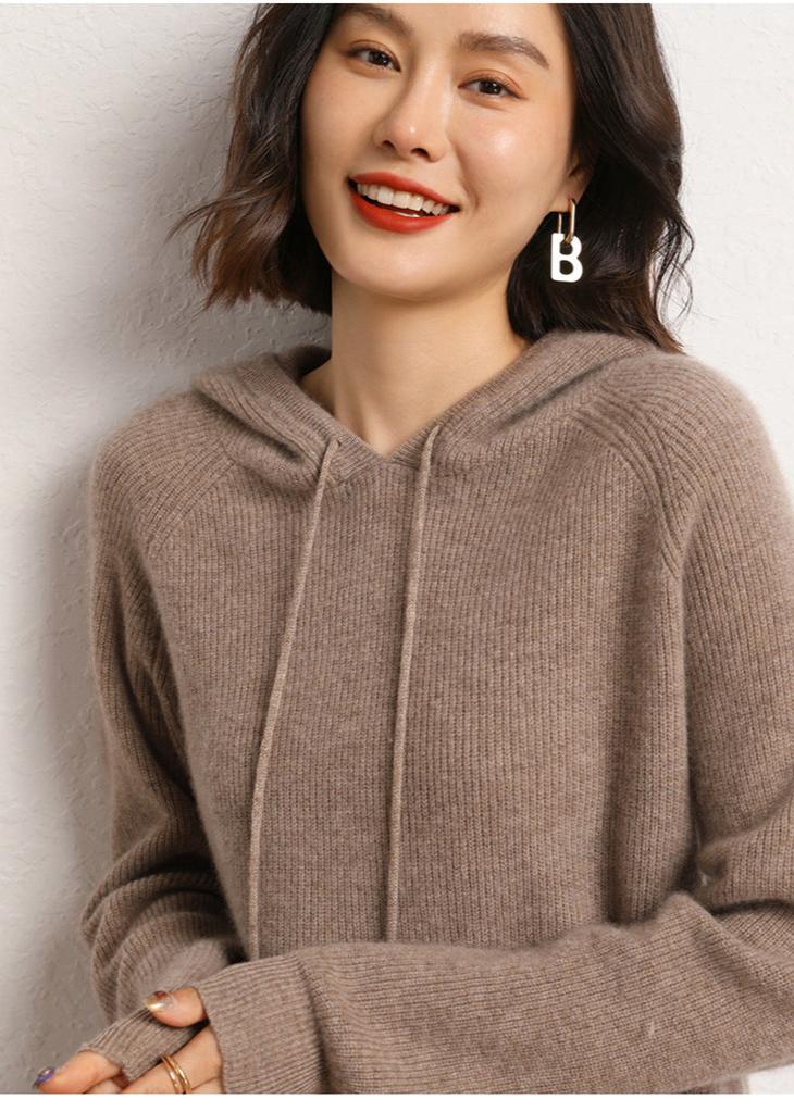 Marjolaine - Sweat à capuche classique pour femme