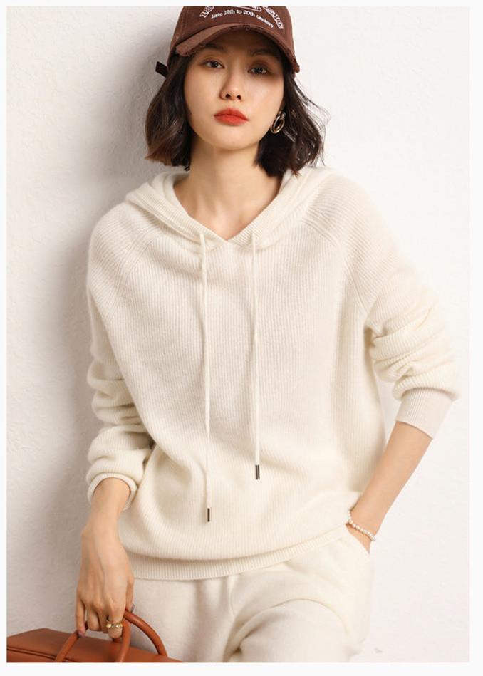 Marjolaine - Sweat à capuche classique pour femme