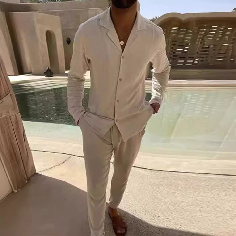 Nolan – Ensemble estival en lin pour homme