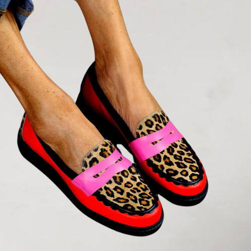 Maëlline - Mocassins stylés à bout rond