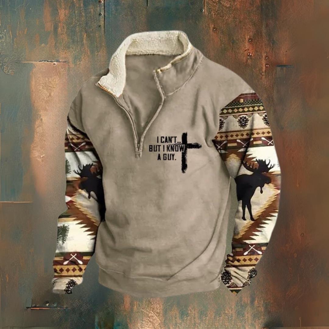 Thomas – Veste demi-zip d’automne-hiver