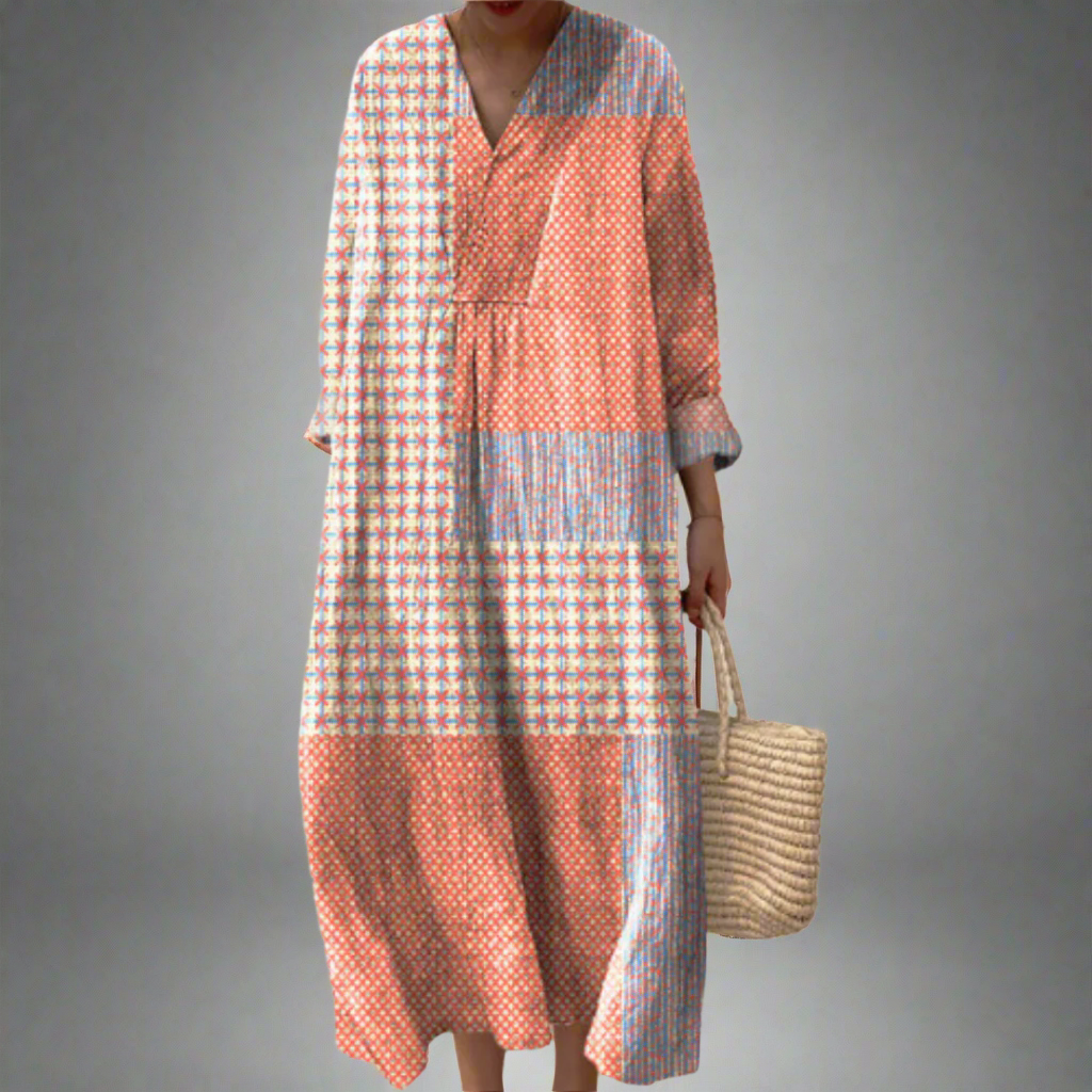 Hortense - Robe géométrique élégante