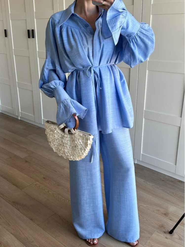 Danièle – Ensemble en lin élégant et confortable