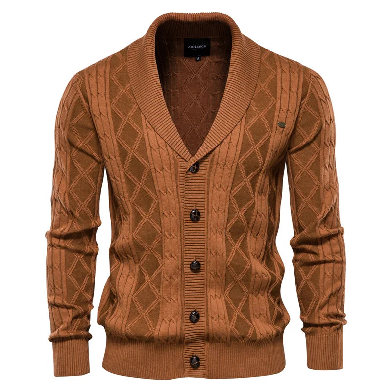 Janvier - Cardigan homme à boutons