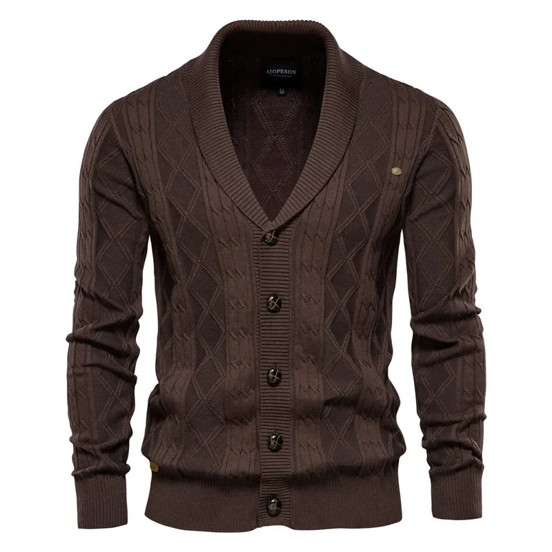 Janvier - Cardigan homme à boutons