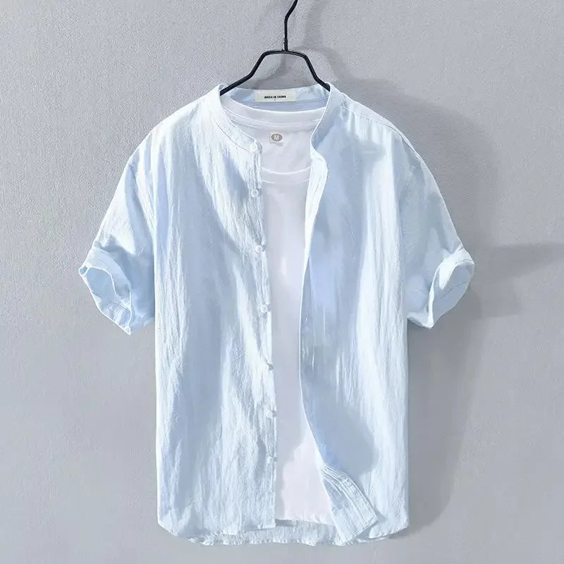 François – Chemise d’été en coton et lin
