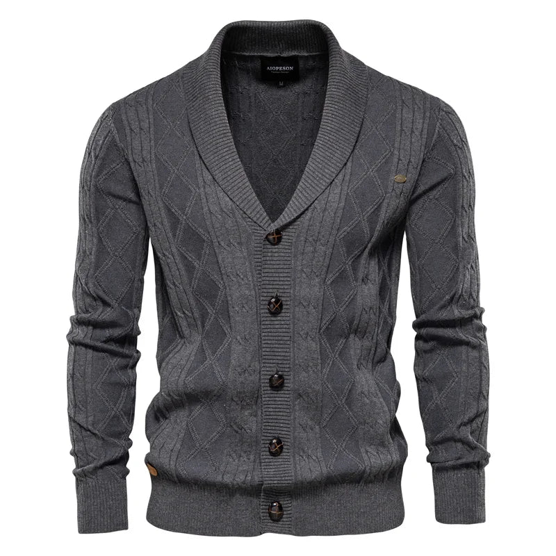 Janvier - Cardigan homme à boutons