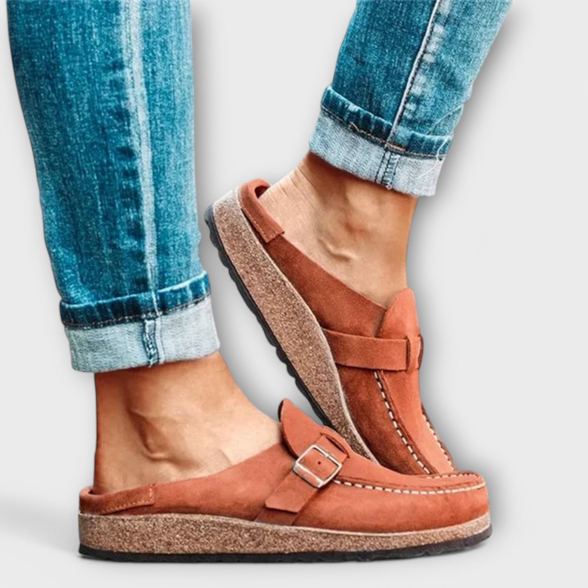 Paloma - Mocassins orthopédiques pour femmes avec boucle décorative