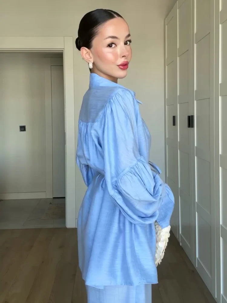 Danièle – Ensemble en lin élégant et confortable