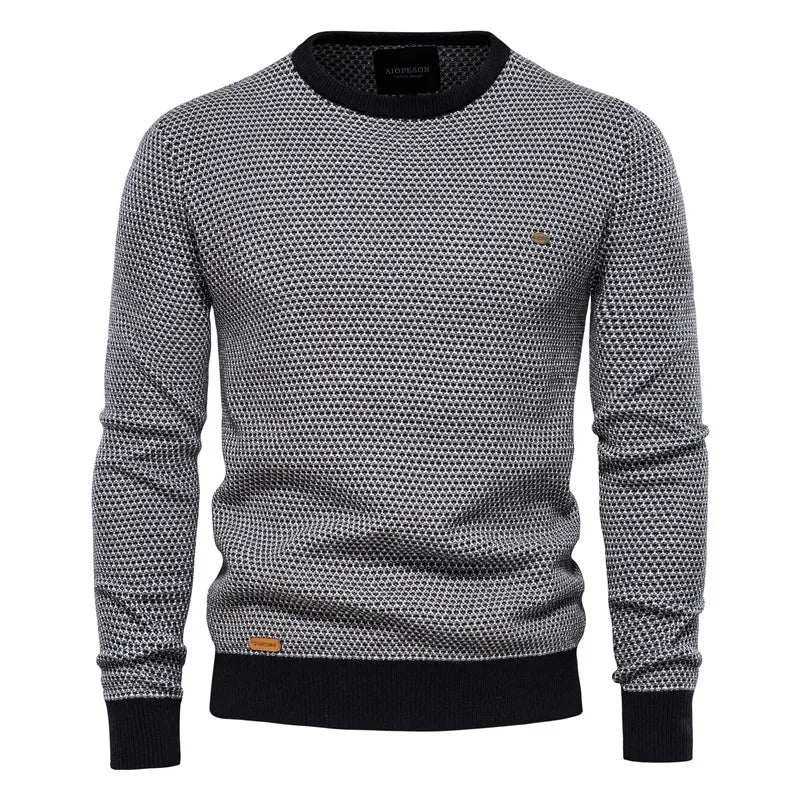 Henrick - Pull homme à motif losanges