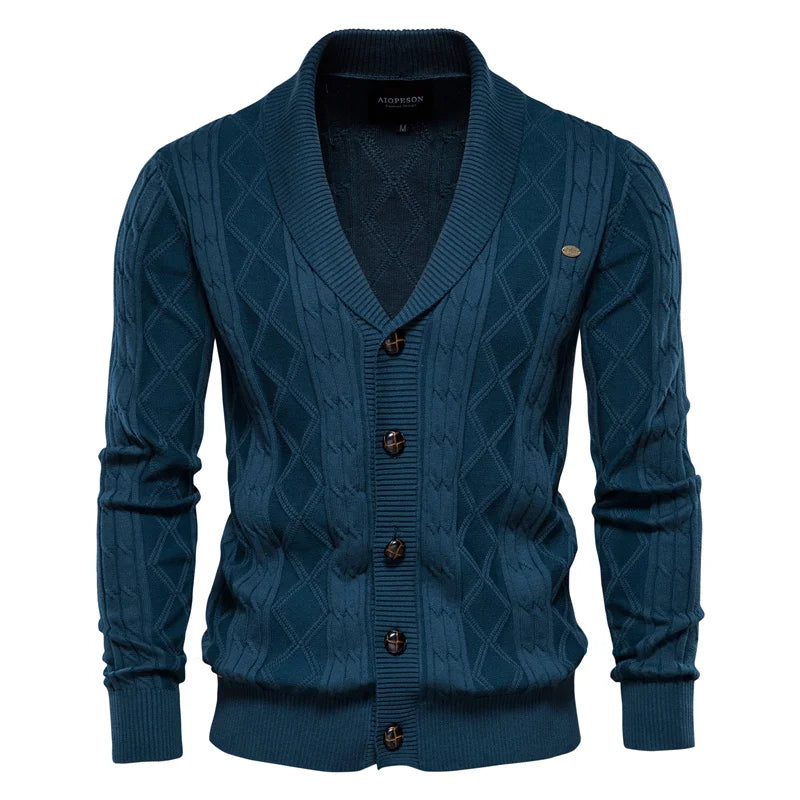 Janvier - Cardigan homme à boutons