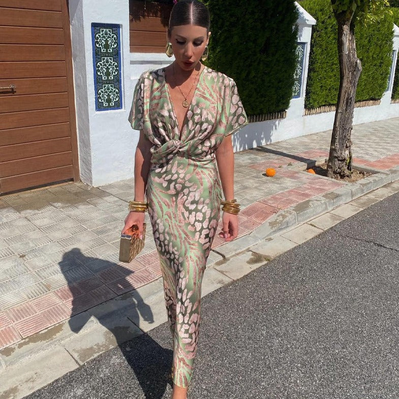 Gaïa – Robe longue luxueuse en soie