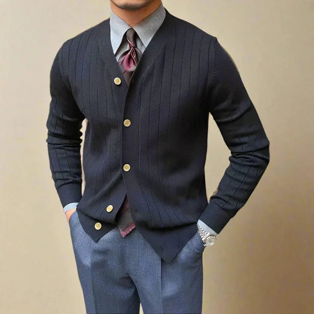 Jacques - Gilet élégant avec rayures sophistiquées