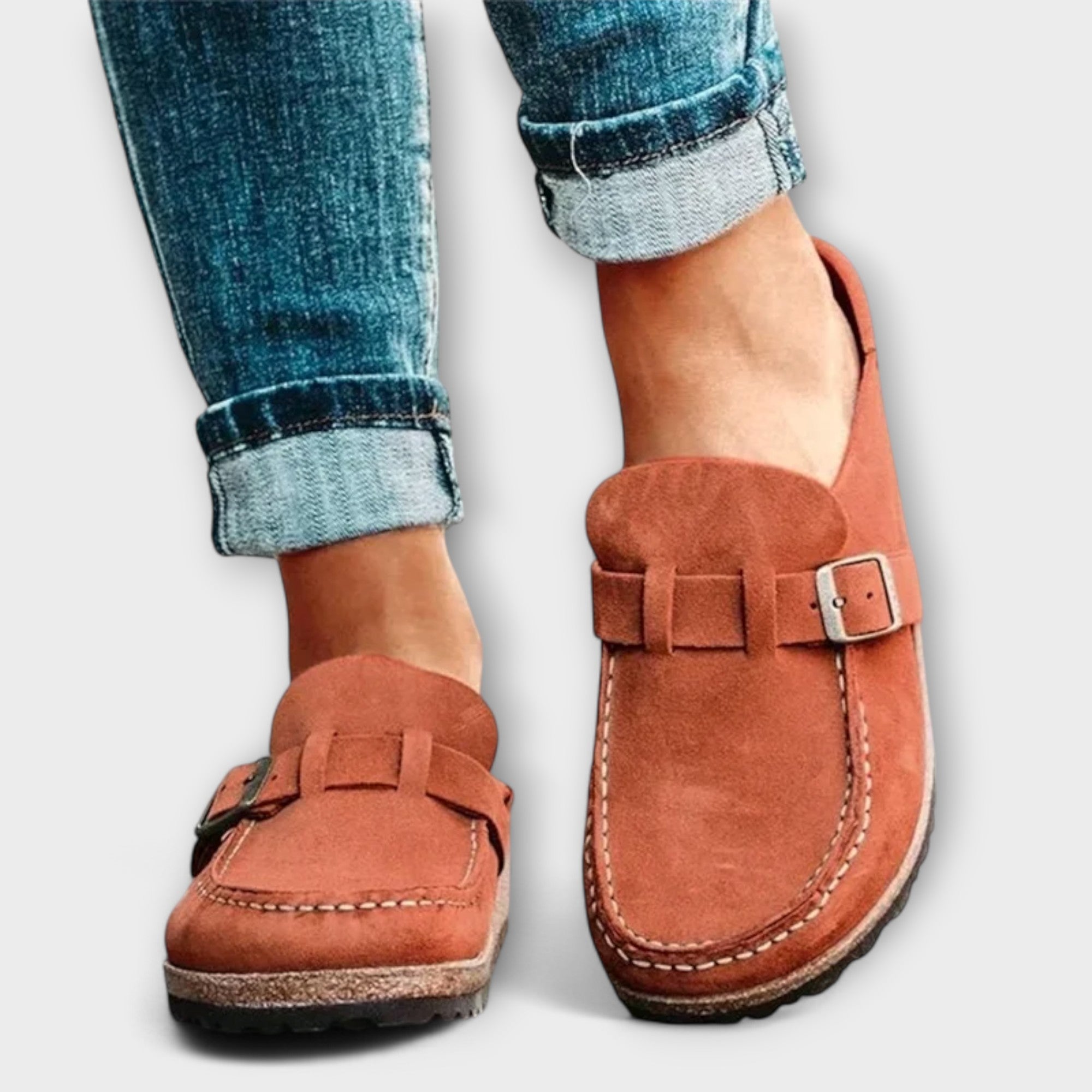 Paloma - Mocassins orthopédiques pour femmes avec boucle décorative