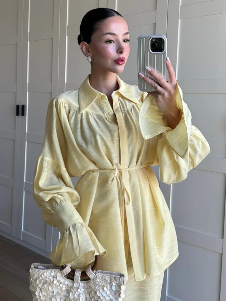 Danièle – Ensemble en lin élégant et confortable