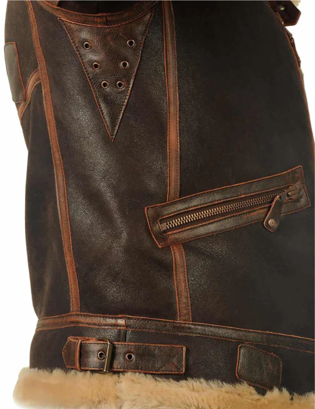 André - Blouson en cuir élégant et intemporel