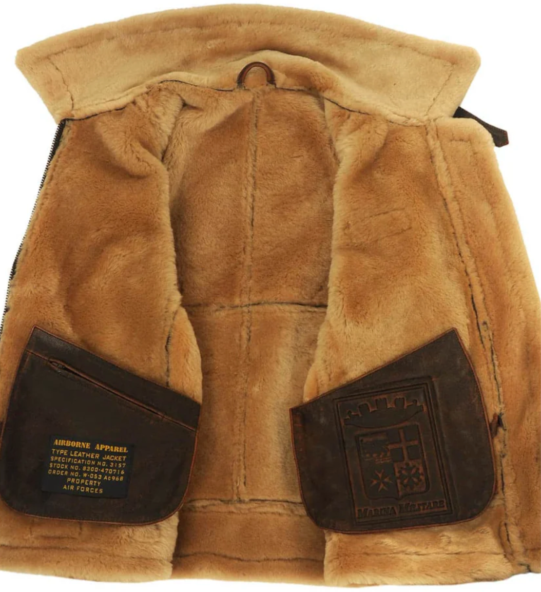 André - Blouson en cuir élégant et intemporel