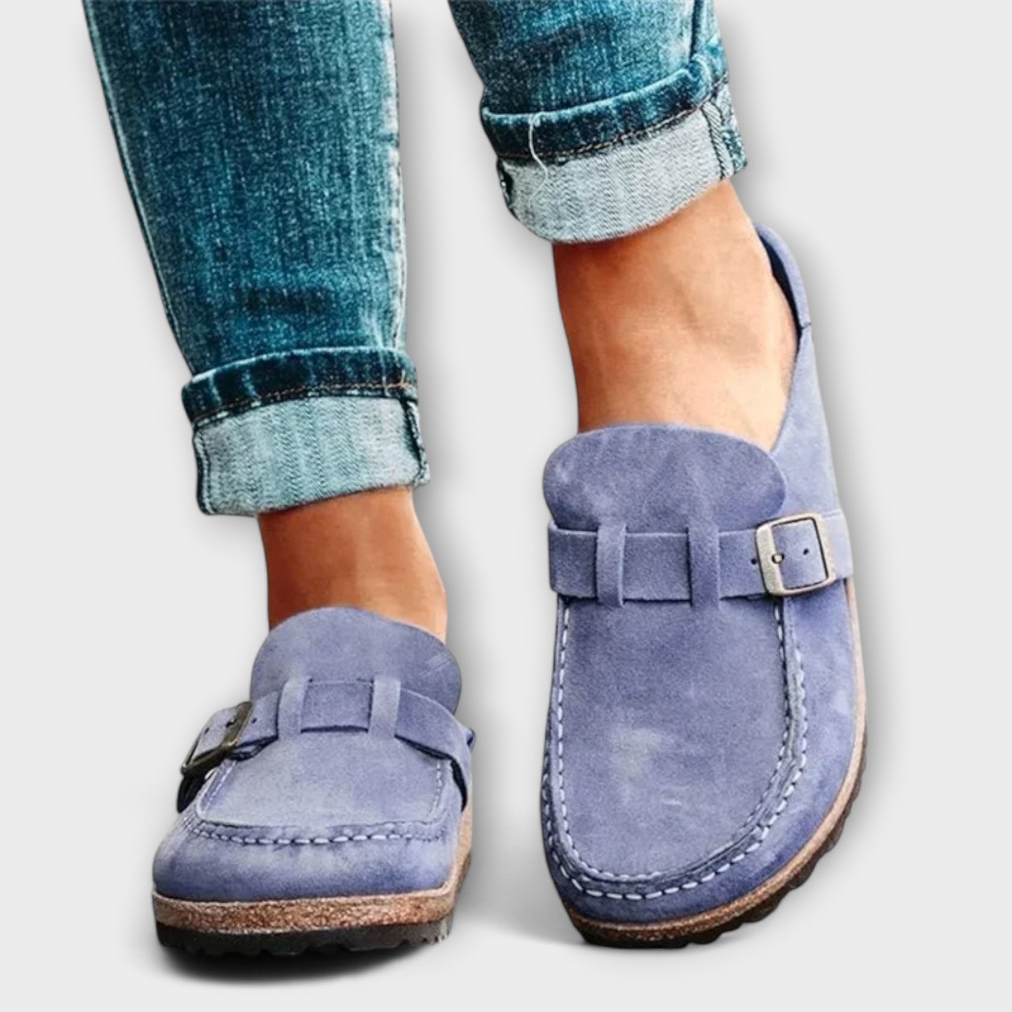 Paloma - Mocassins orthopédiques pour femmes avec boucle décorative