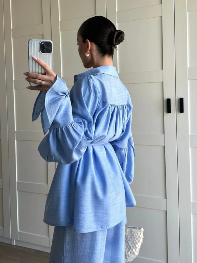 Danièle – Ensemble en lin élégant et confortable