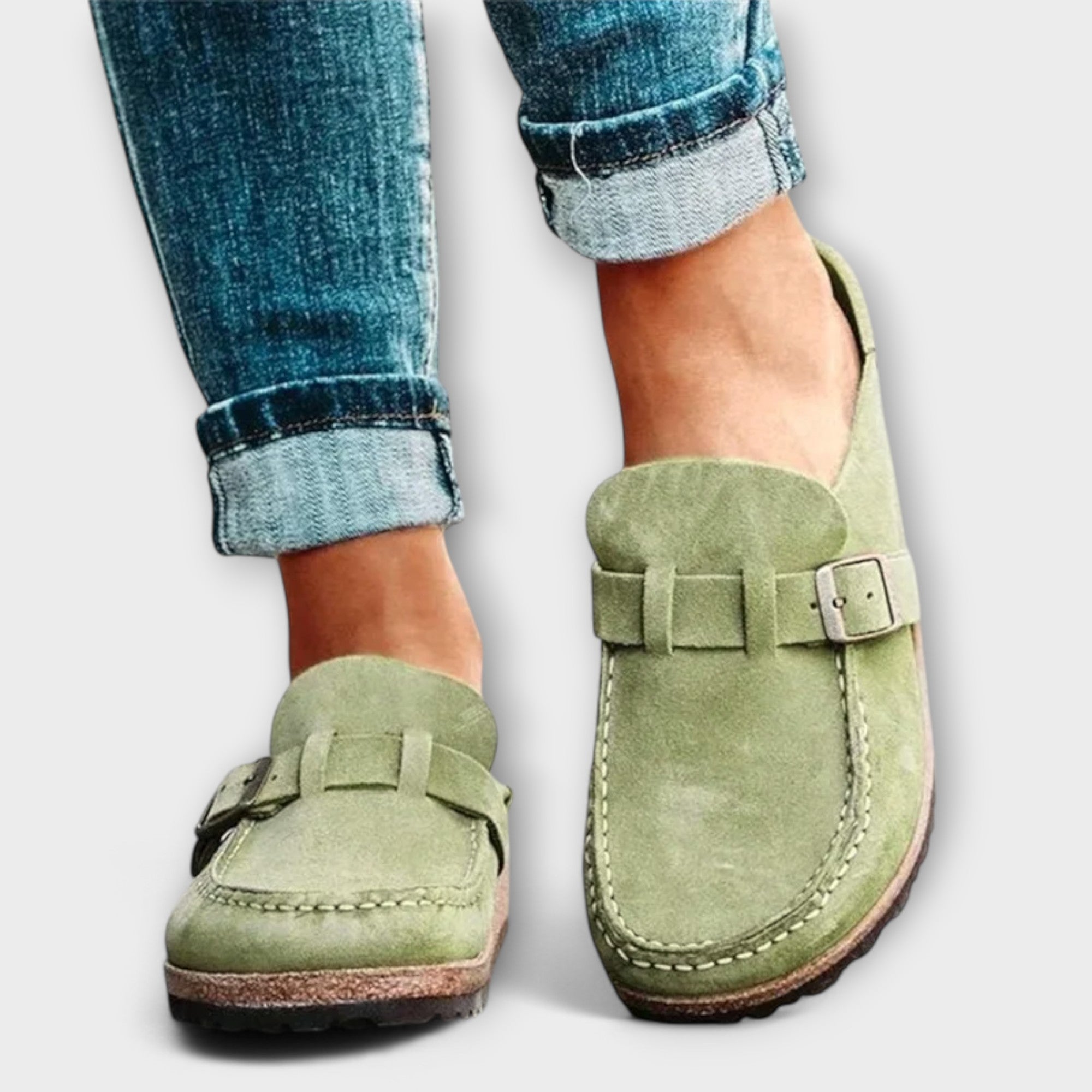Paloma - Mocassins orthopédiques pour femmes avec boucle décorative