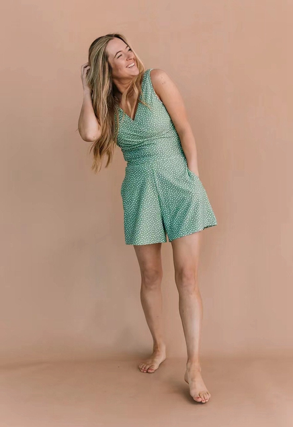 Léa - Maillot de bain à volants avec maintien de la poitrine