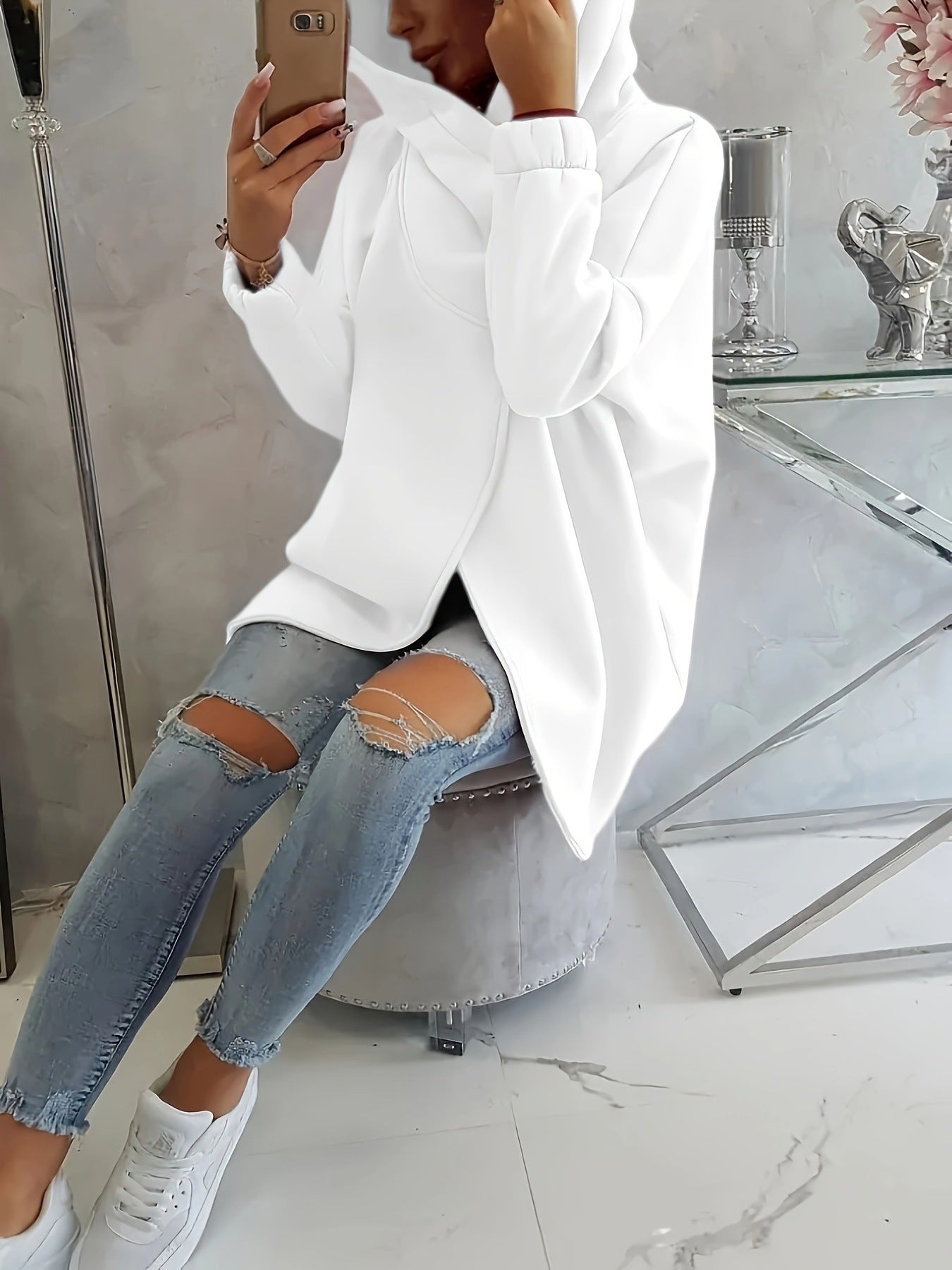 Azura – Sweat à capuche zippé confortable