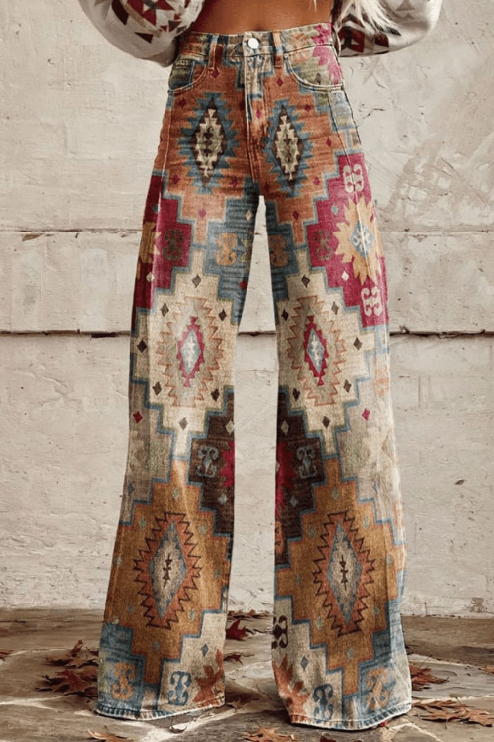 Irène - Pantalon Boho Vintage